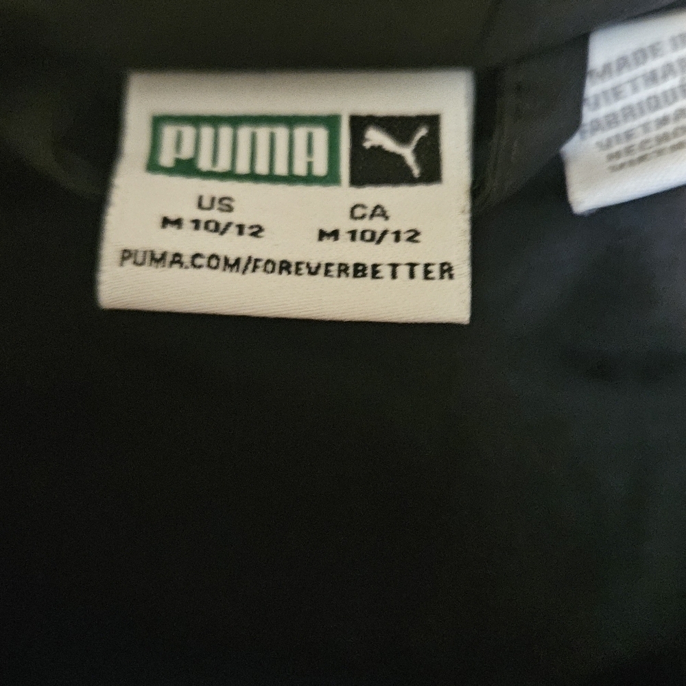 PUMA Colorblock Puffer Vest - Black, White & Red - Picture 3 of 6